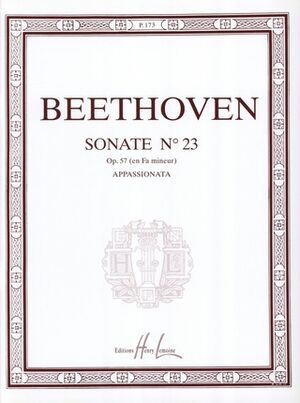 Sonate (sonata) nø23 en fa min. Op.57