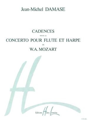 Cadences du Concerto pour flute et harpe (Concierto Flauta Arpa) de Mozart