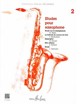 Etudes (estudios) pour saxophone Vol.2