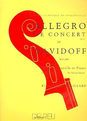 Allegro de concert (concierto) Op.11 en Si min.
