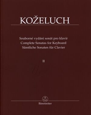 Samtliche Sonaten (sonatas) fur Clavier II