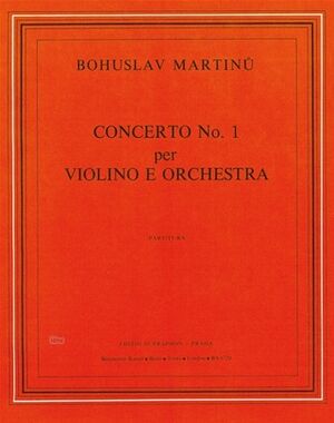 Concerto (concierto) for Violin and Orchestra no. 1 E major