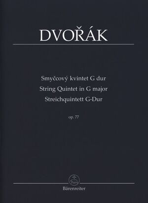 String Quintet In G, Op.77 - Study Score
