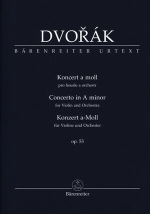 Violin Concerto (concierto) In A minor Op.53 (Study Score)