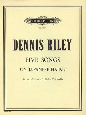 Songs on japanese Haiku Nr. 1-5