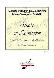 Sonate En La Majeur - Flute and Basse De Viole (sonata flauta)