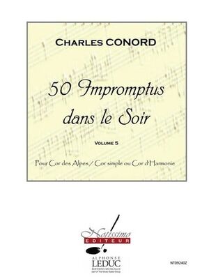 50 Impromptus Dans Le Soir Cor Des Alpes Vol 5