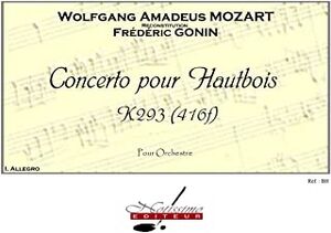 Mozart Gonin Concerto (concierto) K293 416f Oboe & Orchestra