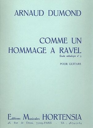 Comme Un Hommage A Ravel